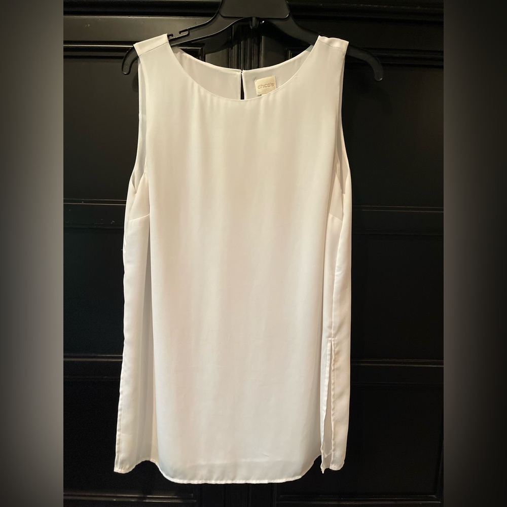 Chico’s Lined Sleeveless Tank Tunic Size 1